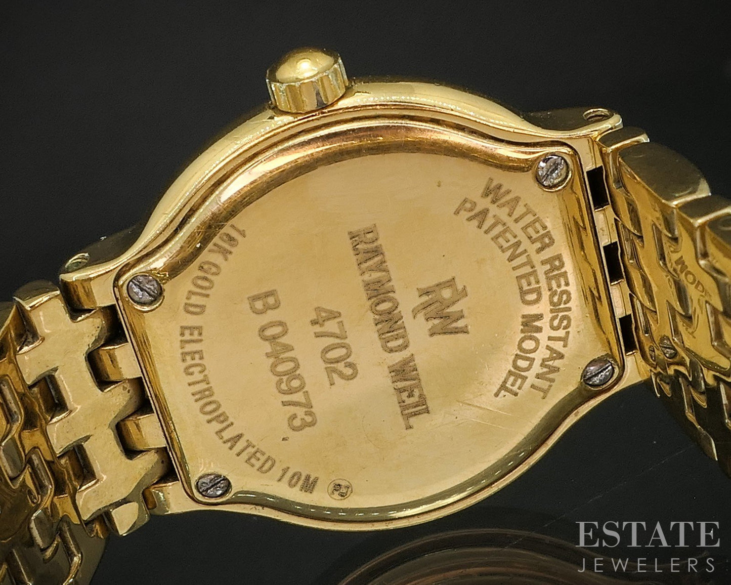 Raymond Weil Geneve Fidelio MOP Diamond Gold Tone Bracelet Ladies Watch p15026