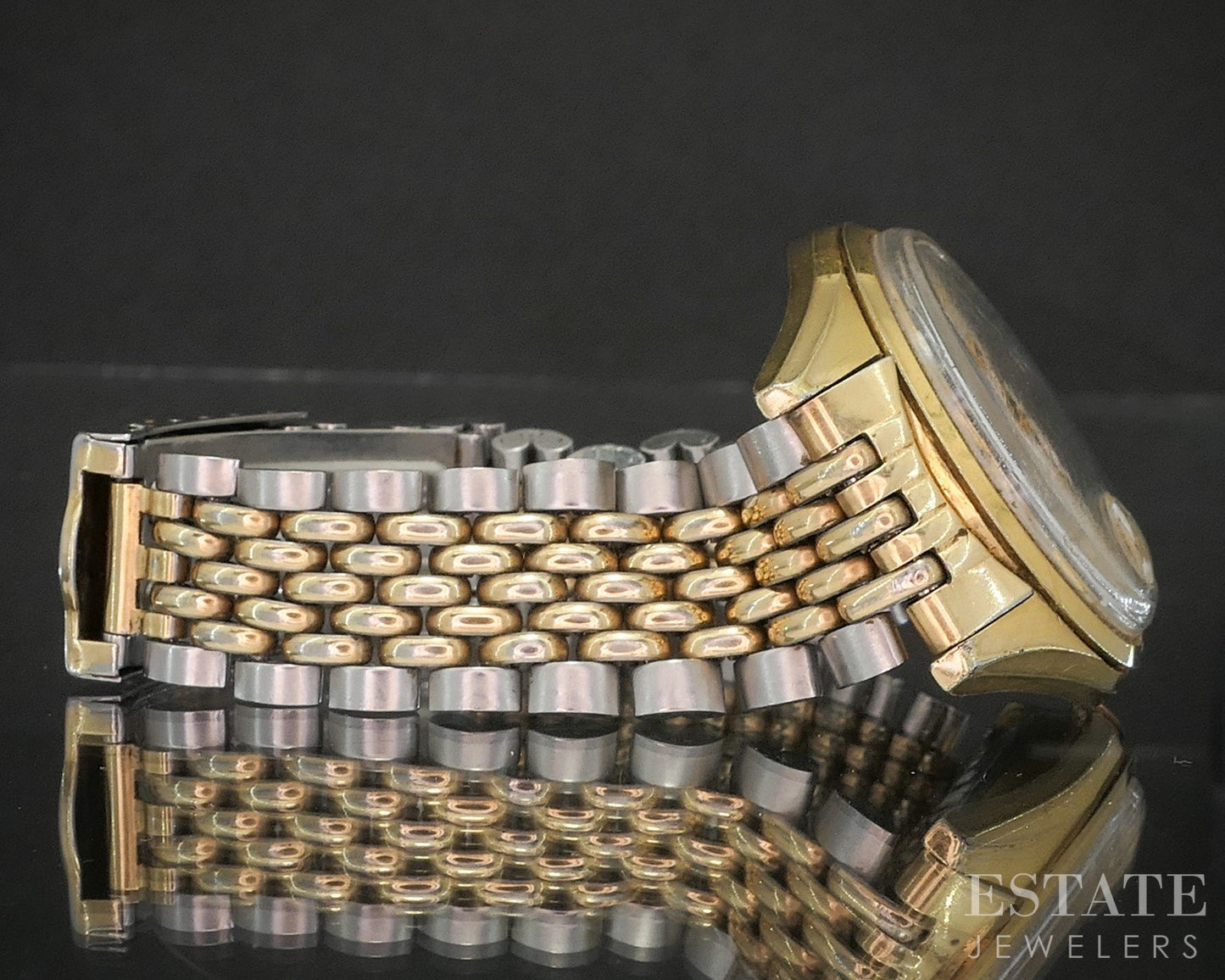 Vintage Weekly Auto Orient AAA Swimmer Day-Date Mens Watch p15047