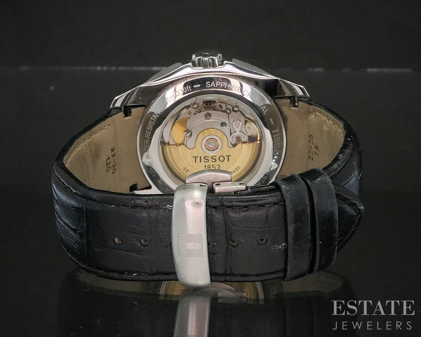 Tissot Couturier Powermatic 80 Stainless Automatic Black Mens Watch p15032
