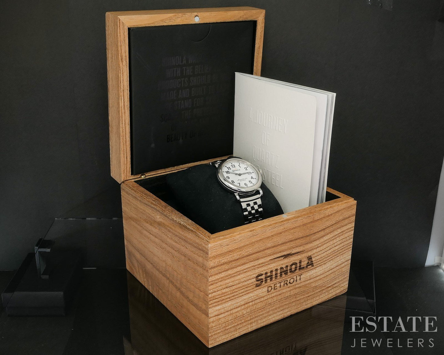 Shinola Runwell 36mm Stainless Steel Bracelet Watch p15140