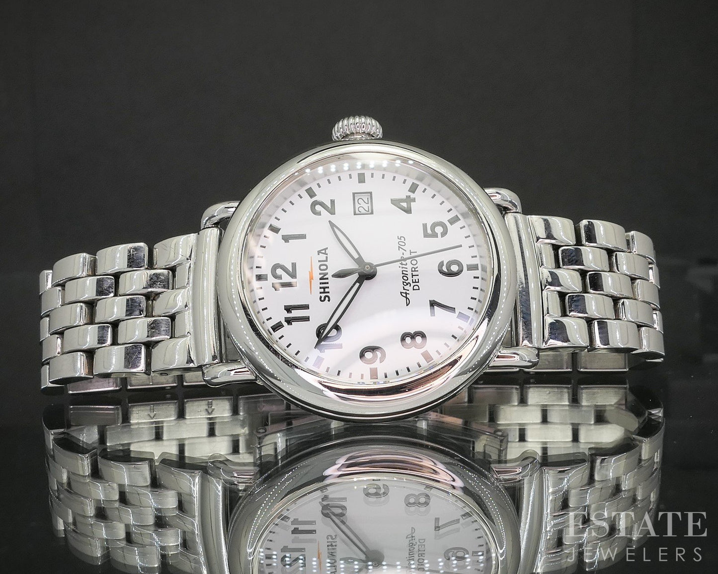 Shinola Runwell 36mm Stainless Steel Bracelet Watch p15140