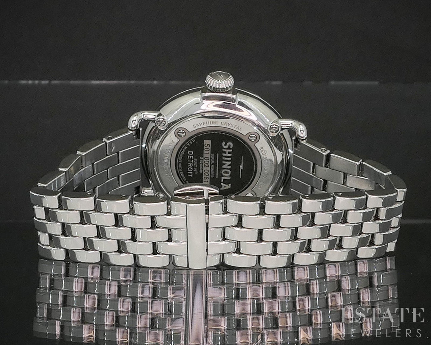 Shinola Runwell 36mm Stainless Steel Bracelet Watch p15140