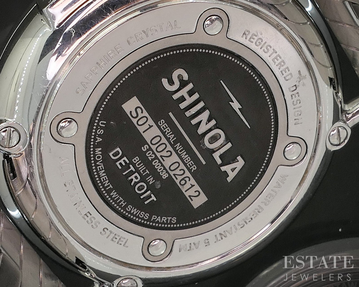 Shinola Runwell 36mm Stainless Steel Bracelet Watch p15140
