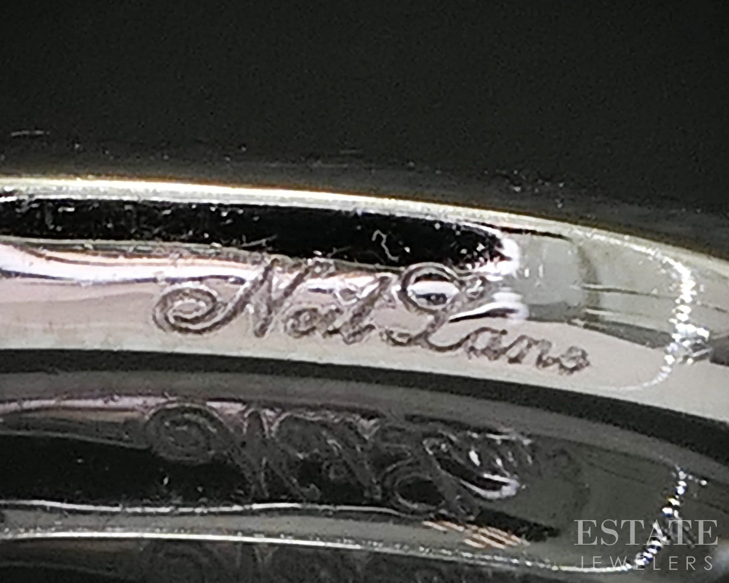 14k White Gold Natural .75ctw Diamond Neil Lane Teardrop Earrings 5.7g p15386