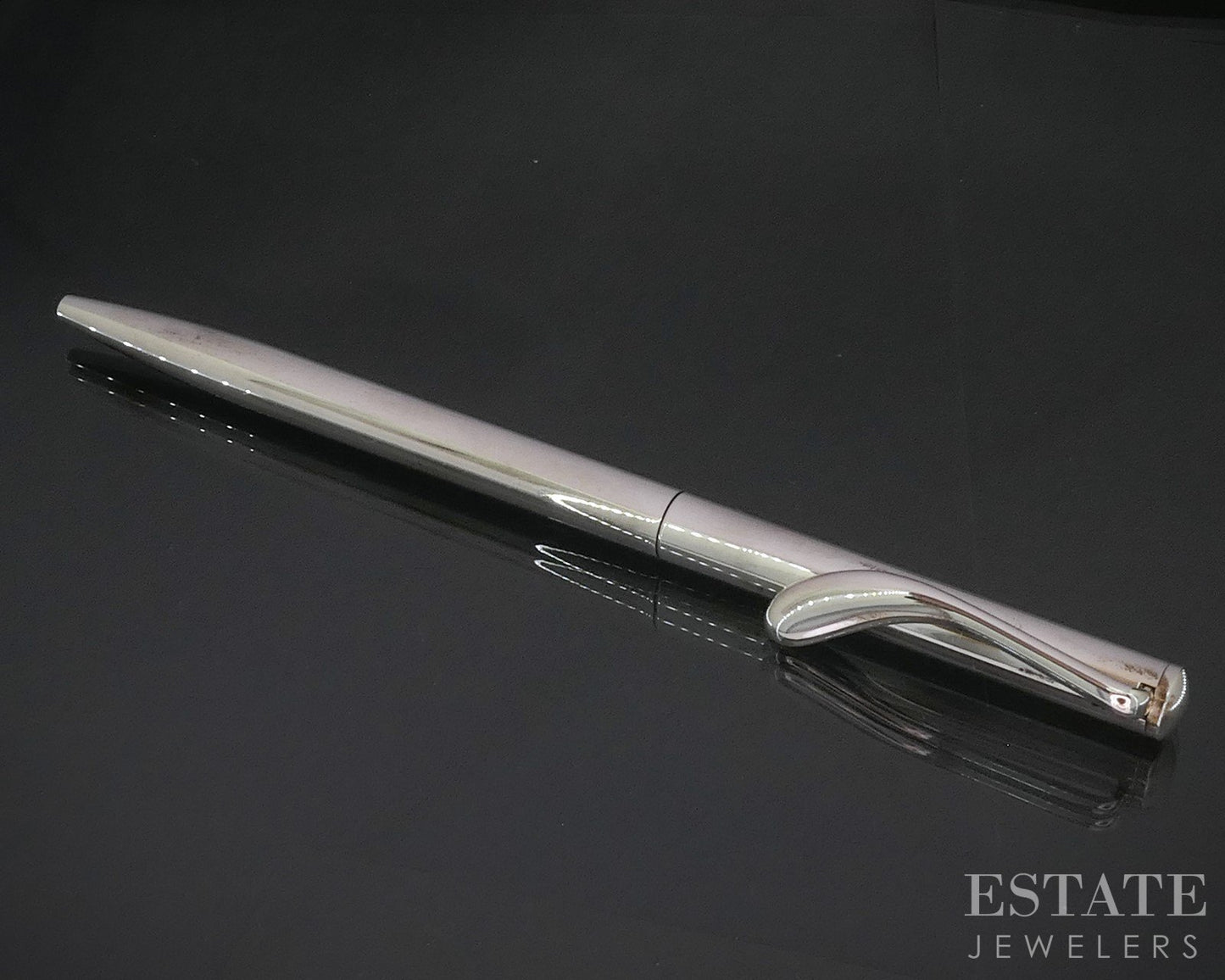 Sterling Elsa Peretti Tiffany & Co. Bean Ballpoint Pen 20g p15411