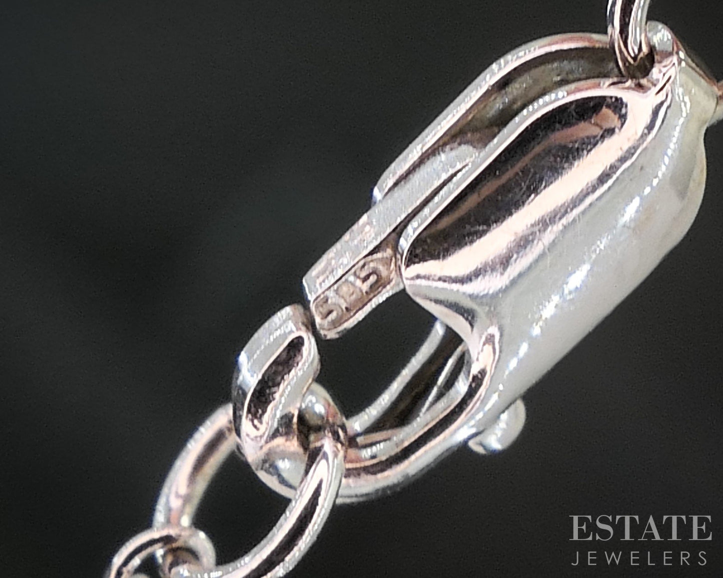 14k White Gold Natural 1ctw Yellow Diamond Station Necklace 3.1g 24"L p15432