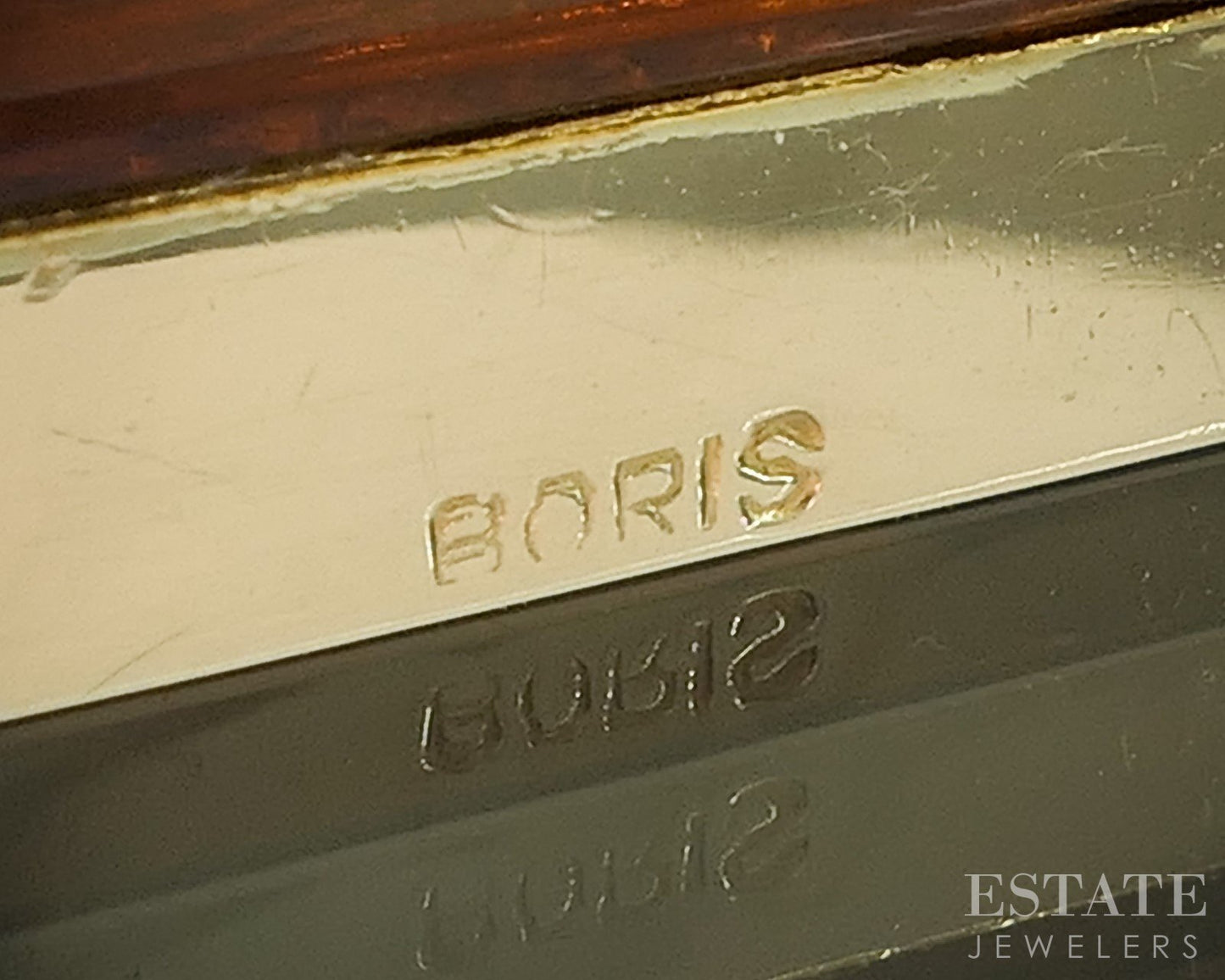 18k Yellow Gold Natural Citrine & Diamond Ladies Pendant 3.4g p92579