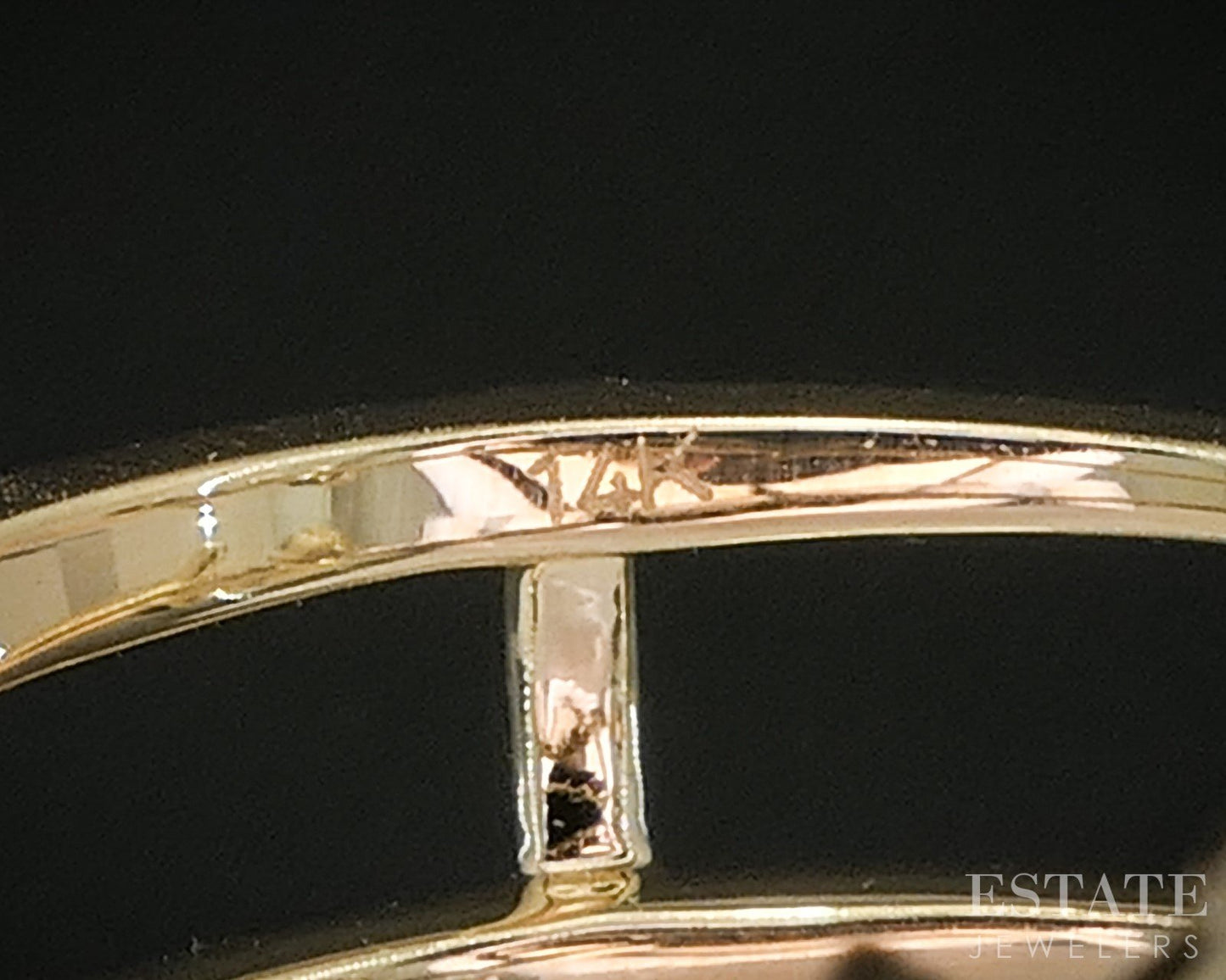 14k Yellow Gold Natural .12ctw Diamond Leaf Vine Ladies Wedding Jacket 3g p16011