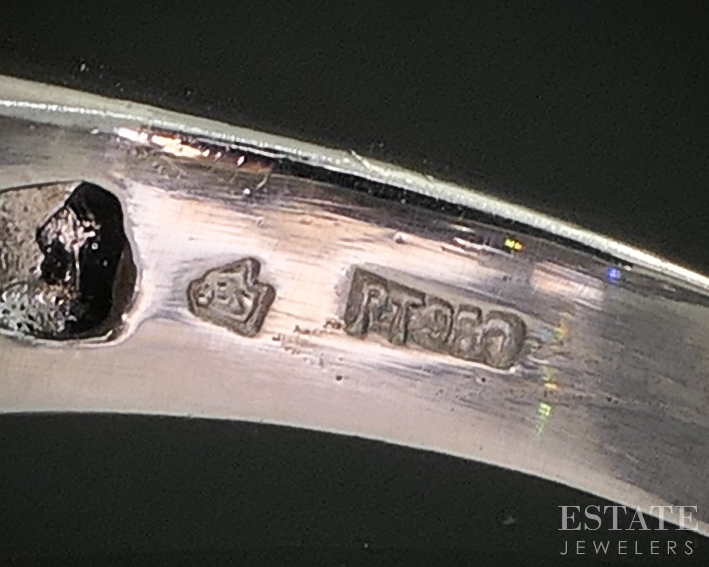 Platinum Round Natural 1.00ctw Diamond Cluster Engagement Ring 8.4g p16170b