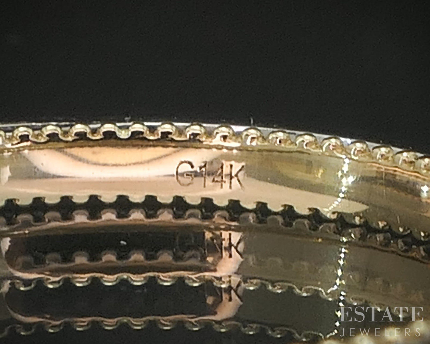 14k White & White Gold Natural .31ctw Diamond Ladies Wedding Band 2g p16171b