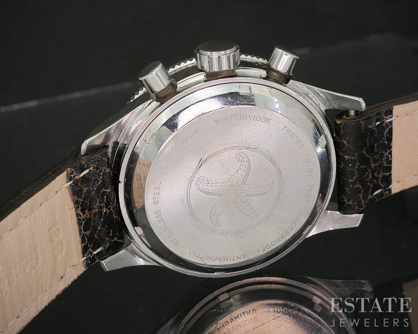 Vintage Baylor Chronograph Ref. 1079 Landeron 349 A-Team Hannibal Watch p16300