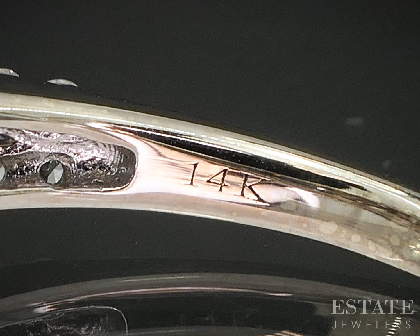 14k White Gold Tolkowsky GSI Natural 1.55ctw Diamond Engagement Ring 4.4g p16277