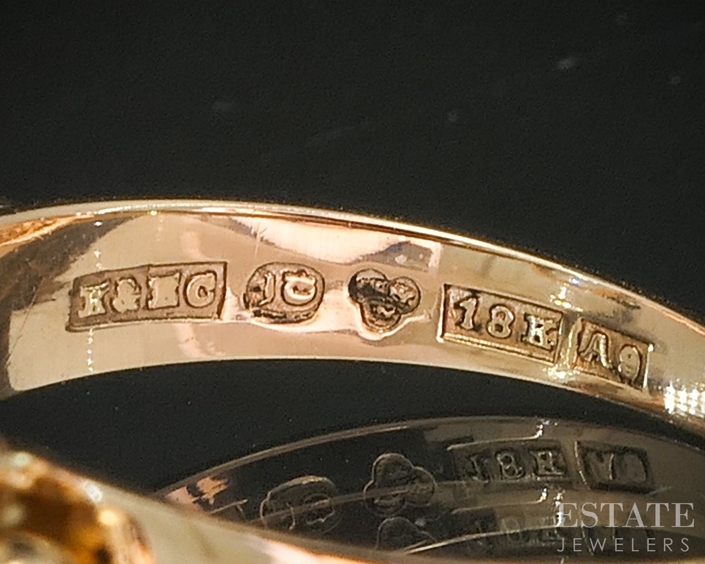 Vintage 18k Yellow Gold 2.16ct Natural Aquamarine Solitaire Ring 3.2g p15464