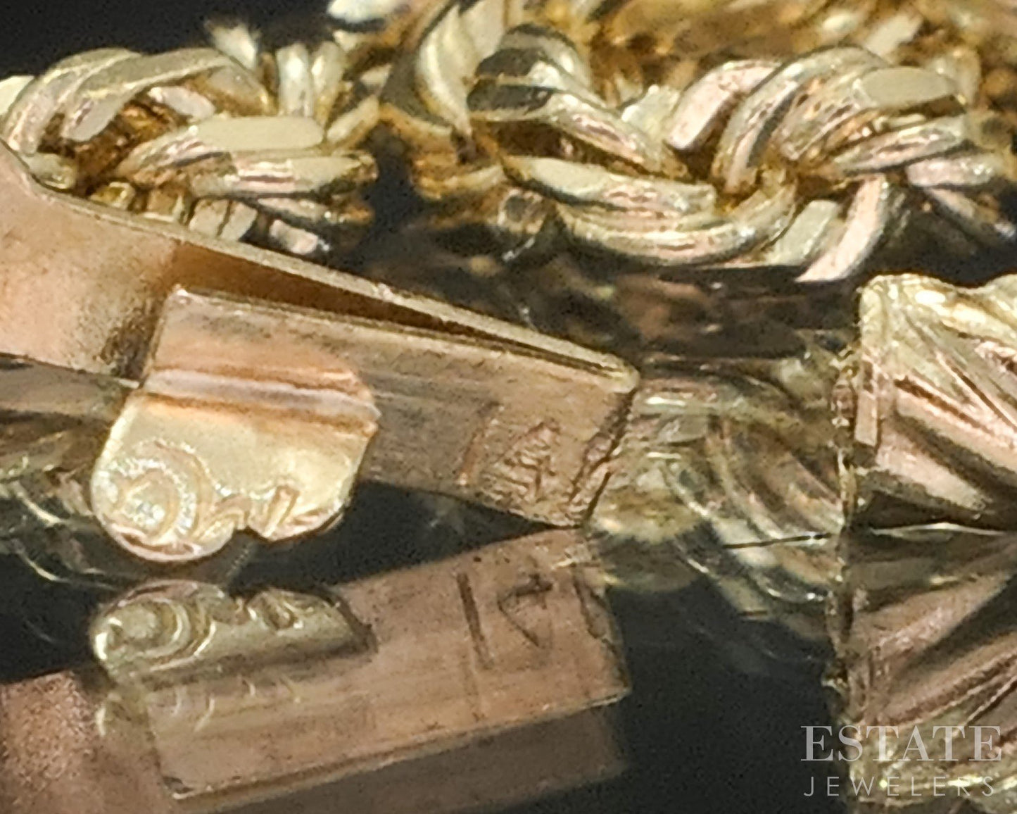 14k Yellow Gold 3.3mm Rope Chain Link Mens Bracelet 7.4g 8.75"L p16595b