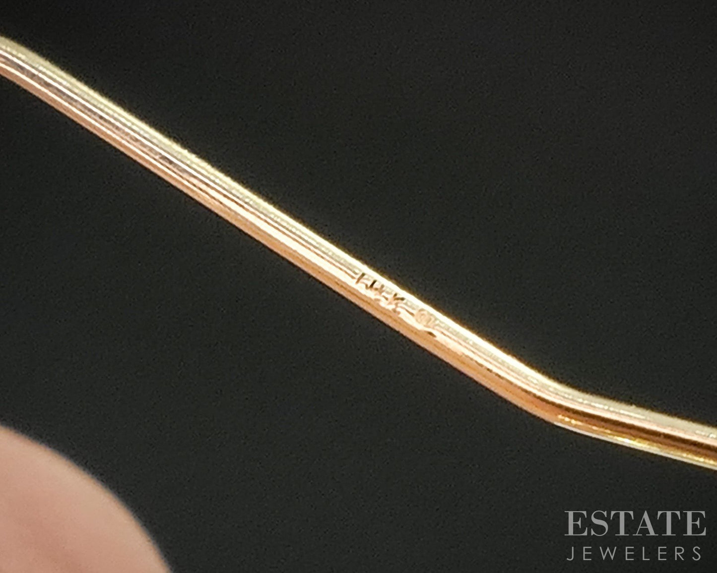 Vintage 14k Yellow Gold Hammered Disk Dangle Earrings 2.9g p16596b