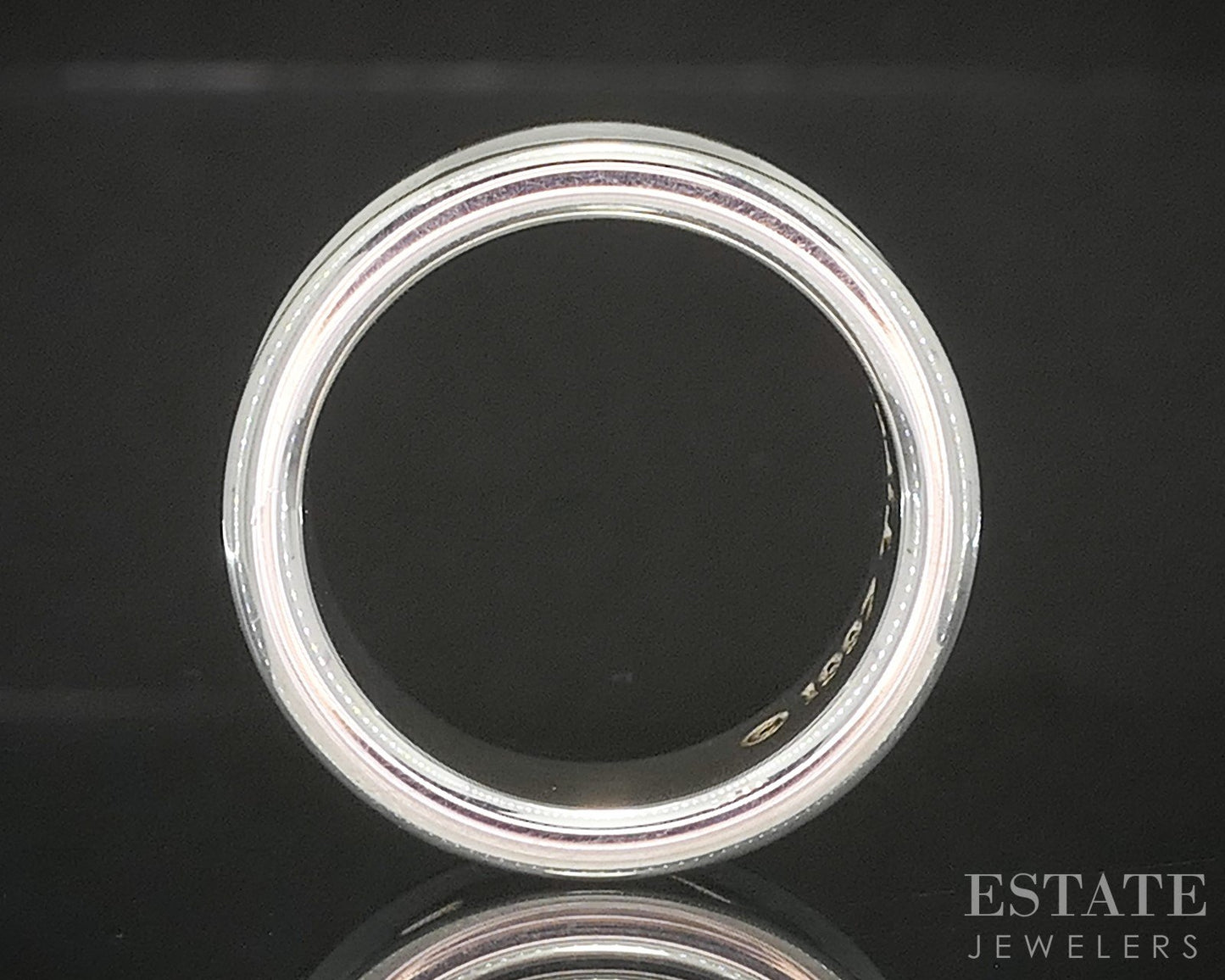 Sterling Silver Tiffany & Co. 1837 Collection 7mm Band Ring 7.4g p14916