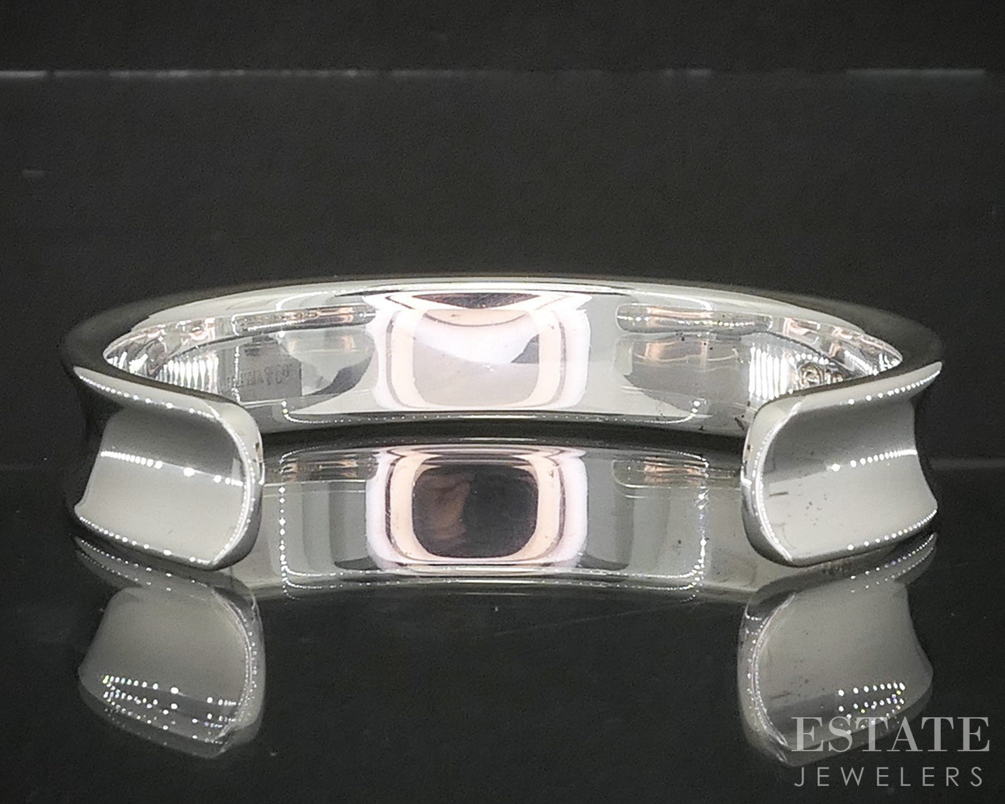 Sterling Silver Tiffany & Co. 1837 Ladies Cuff Bracelet 41.8g p14908