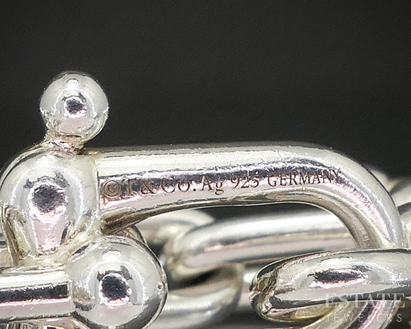 Sterling Tiffany & Co. Mini HardWear Link Ladies Bracelet 19.5g 7.75"L p14963
