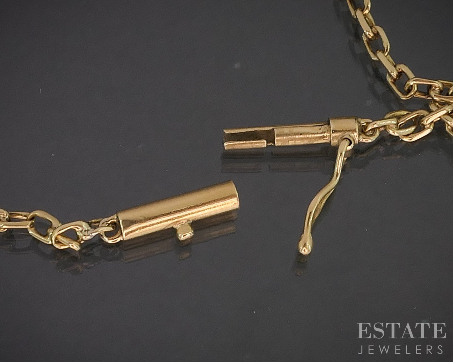 18k Yellow Gold 2mm Square Cable Chain Link Ladies Bracelet 2.6g 7.5"L p17249b