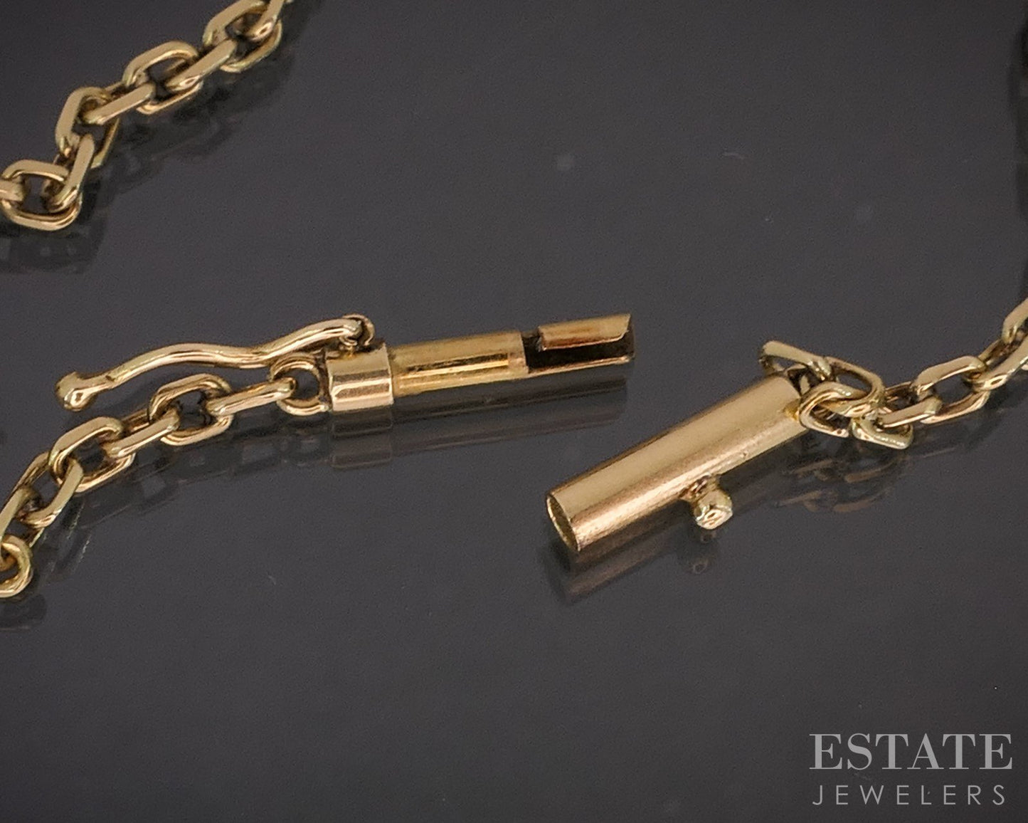 18k Yellow Gold 2mm Square Cable Chain Link Ladies Necklace 7.6g 20.5"L p17248b