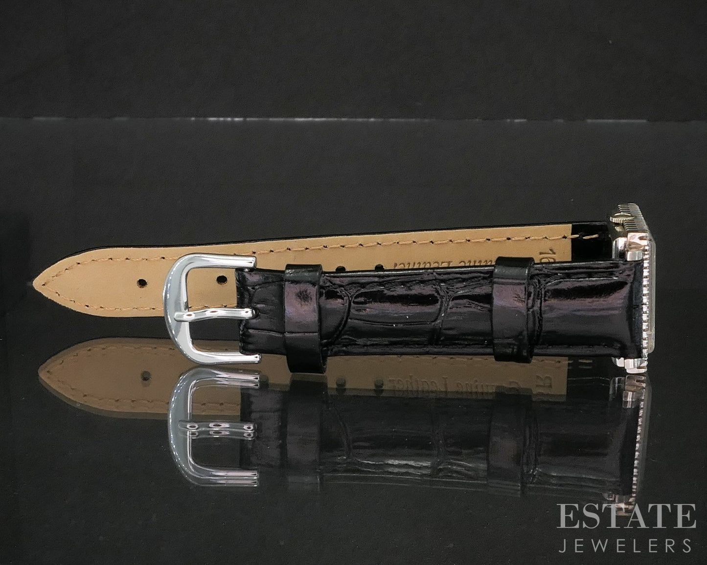 Vintage 1966 14k White Gold Longines Pave Natural .35ctw Diamond Watch p17564