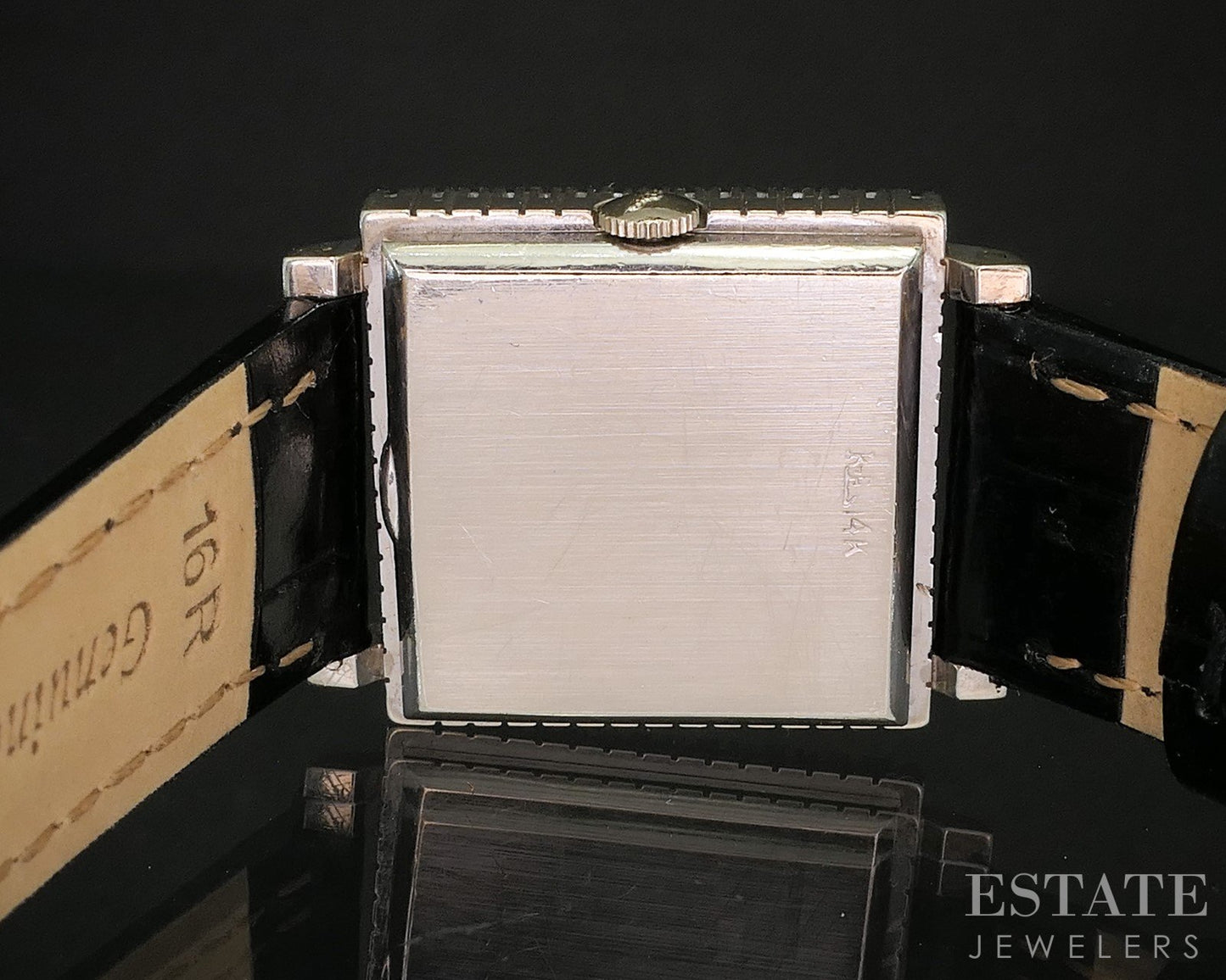 Vintage 1966 14k White Gold Longines Pave Natural .35ctw Diamond Watch p17564