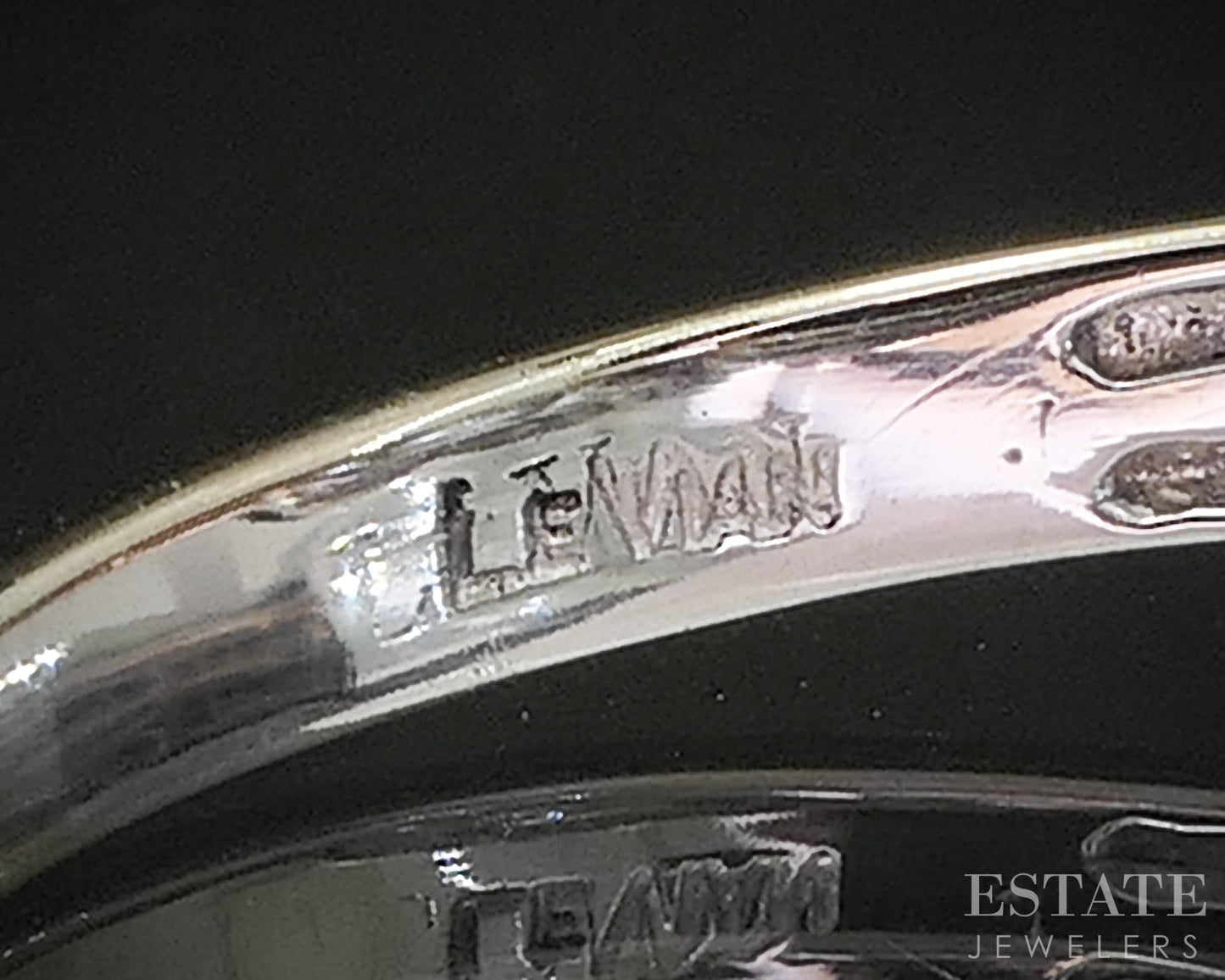 14k Vanilla Gold LeVian Natural Blue Topaz & Diamond Ladies Ring 4.4g p17557