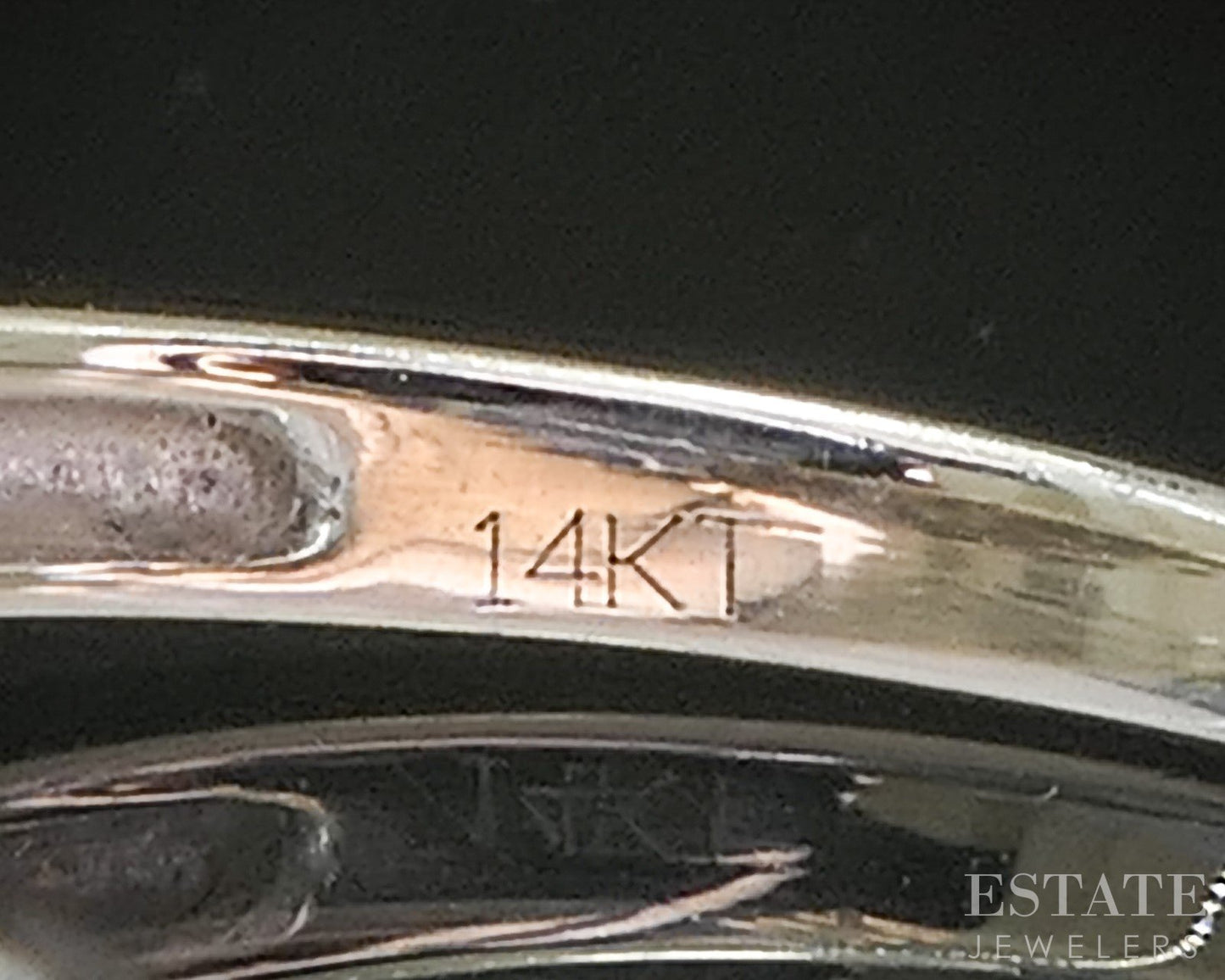 14k Vanilla Gold LeVian Natural .47ctw Diamond Engagement Ring 2.8g p17567