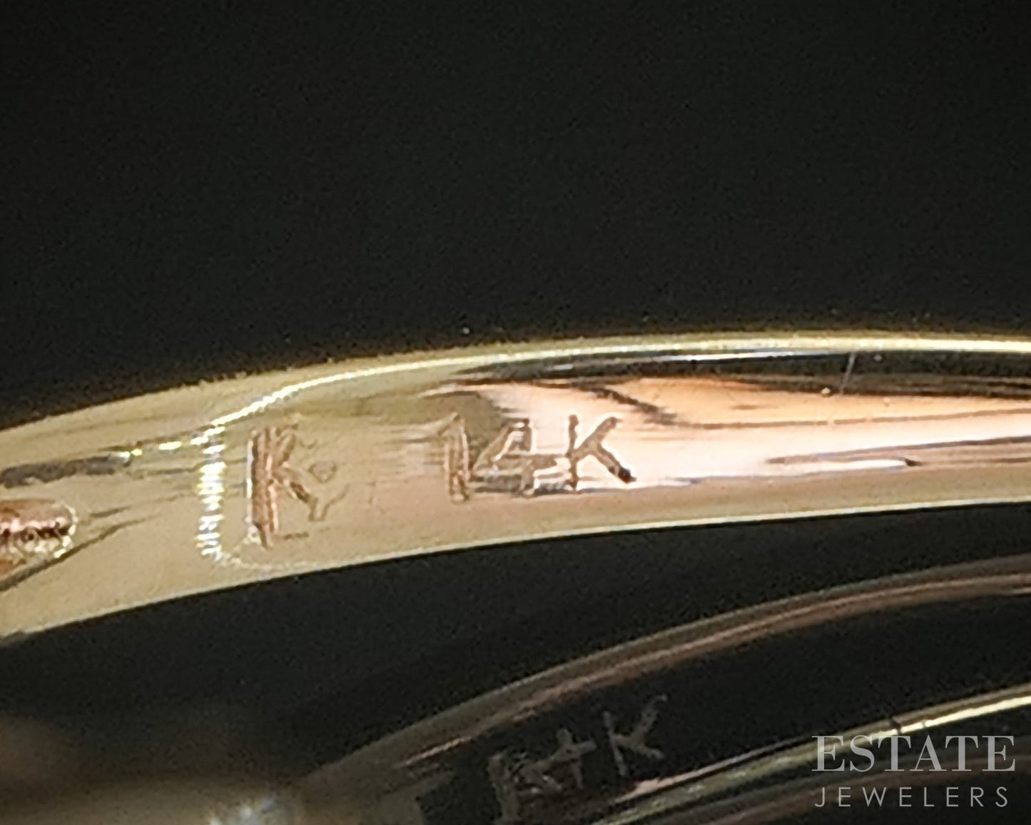 14k Yellow Gold Emerald Natural Amethyst & Diamond Ladies Ring 2.6g p18179b