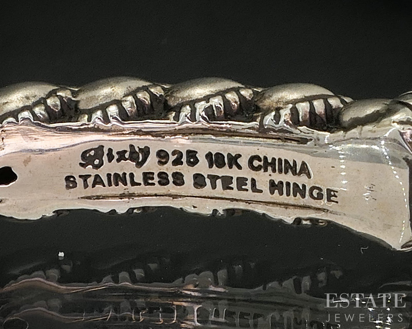 18k & Sterling Barbara Bixby Natural Ruby Cuff Bracelet 26g p18663