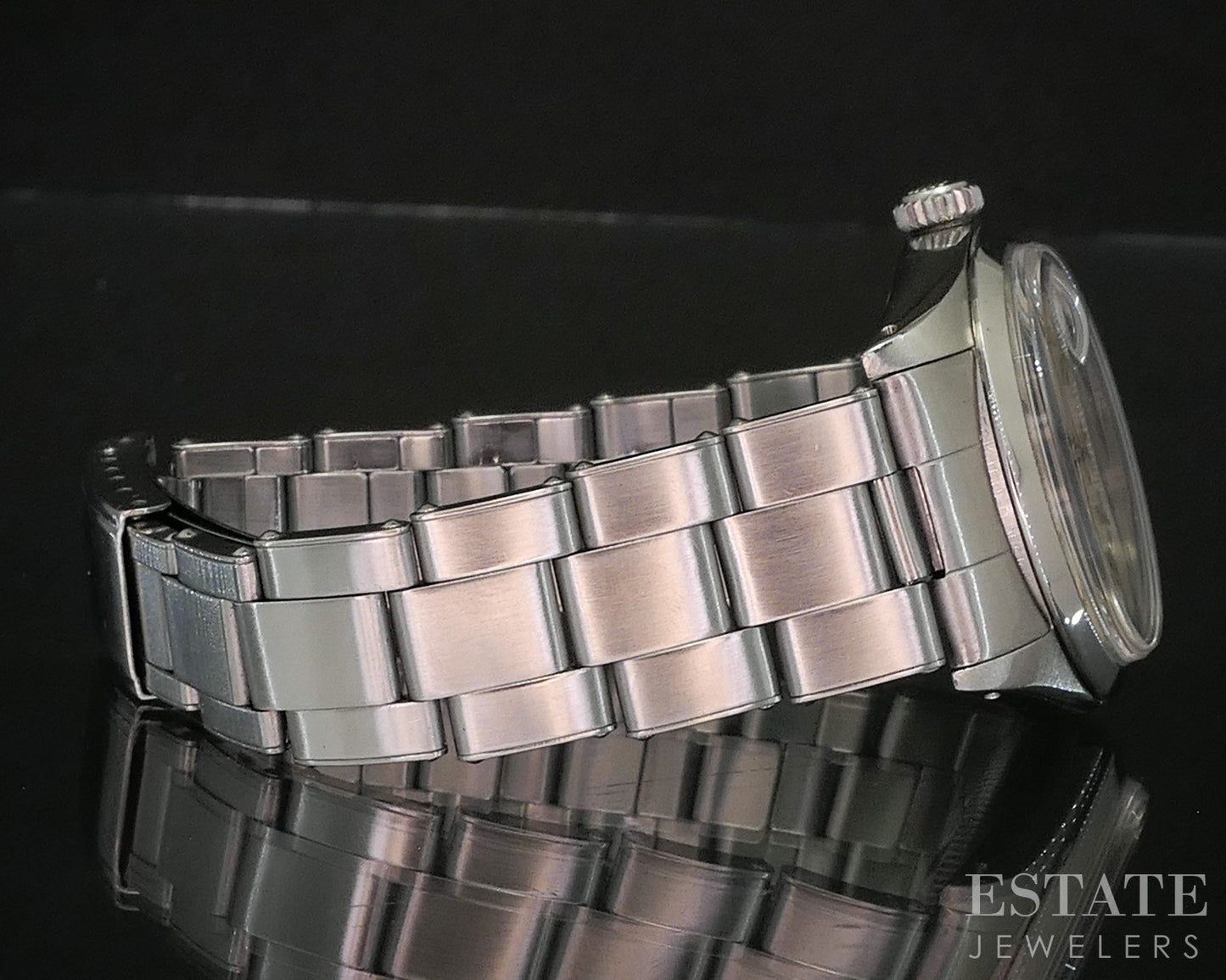 1966 Rolex Oyster Perpetual Date 1500 Rivet Bracelet Mens Watch p14931