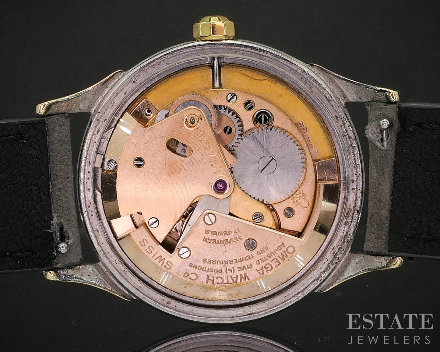 Vintage 1950 Omega Constellation Pie Pan Gold Capped Cal. 352 Mens Watch p15117