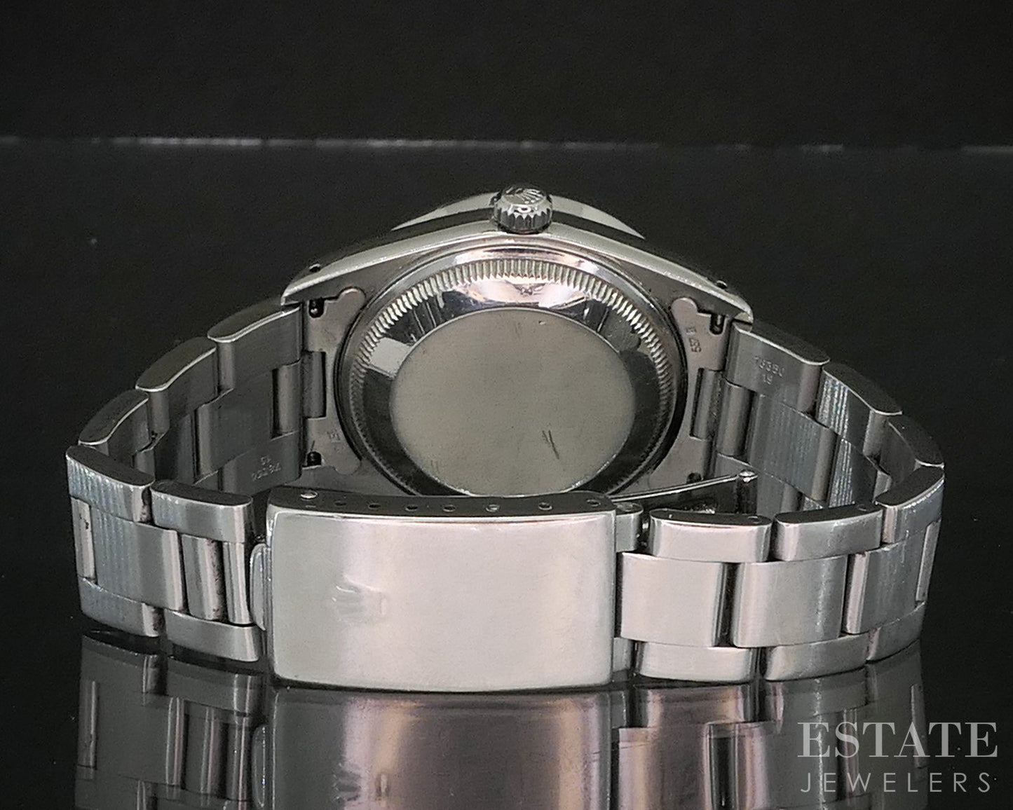1990 Rolex Oyster Perpetual Date Stainless 15200 Engine Bezel Mens Watch p14810