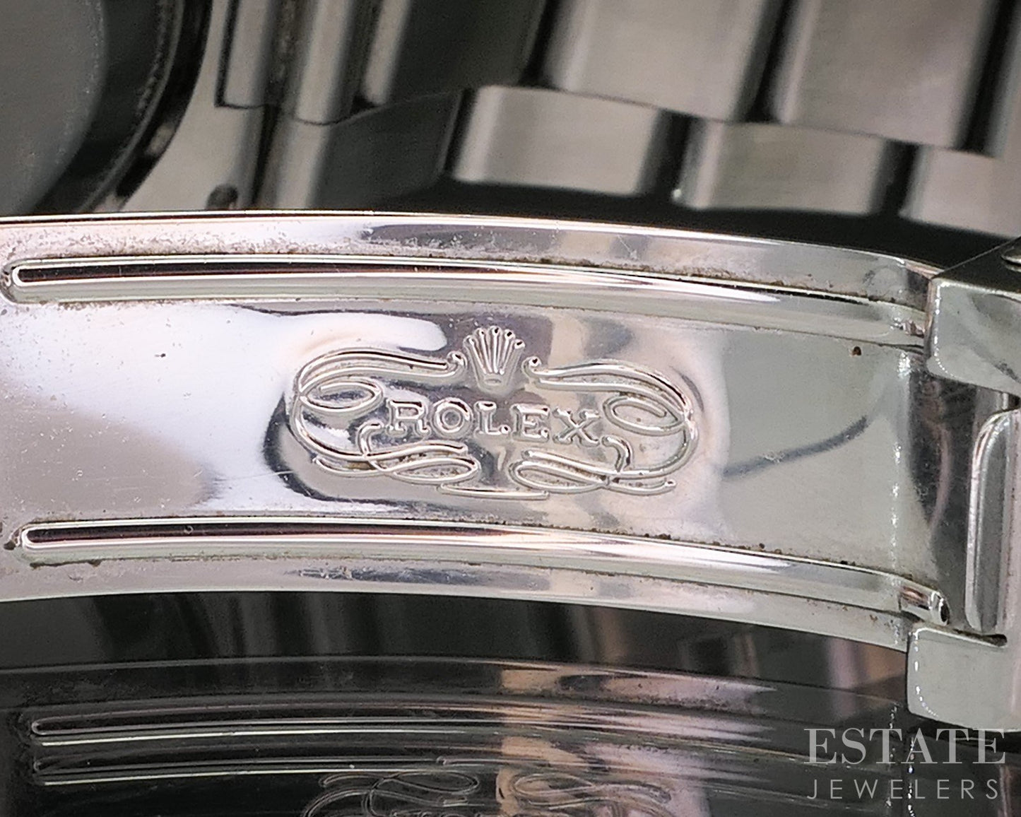 1990 Rolex Oyster Perpetual Date Stainless 15200 Engine Bezel Mens Watch p14810