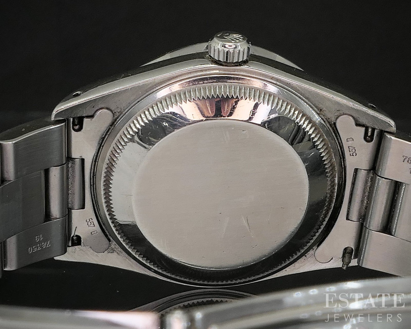 1990 Rolex Oyster Perpetual Date Stainless 15200 Engine Bezel Mens Watch p14810
