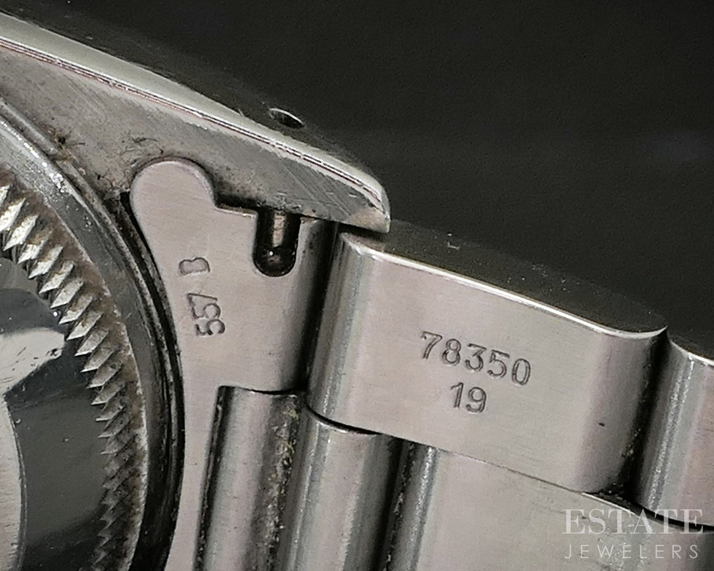 1990 Rolex Oyster Perpetual Date Stainless 15200 Engine Bezel Mens Watch p14810