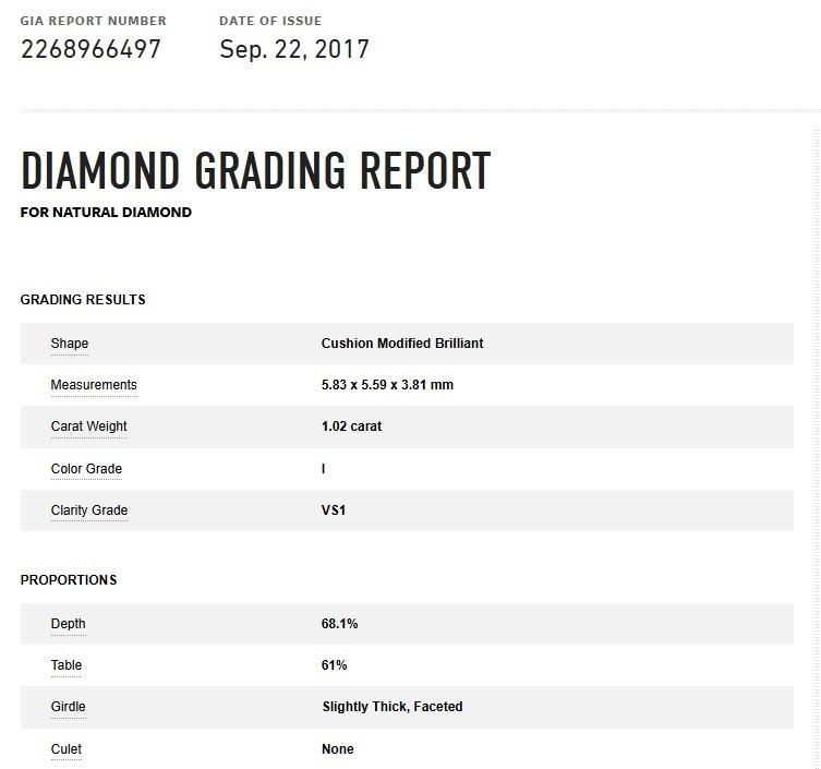 Platinum GIA Cushion Natural 2.52ctw Diamond Halo Engagement Ring 9.5g p14873