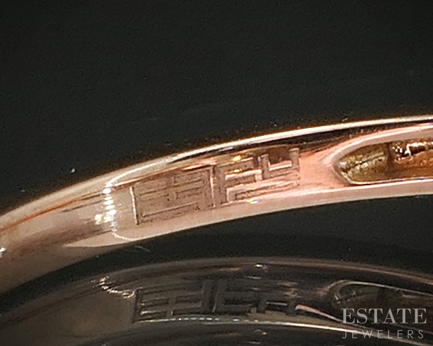 14k Rose Gold EFFY Oval Natural Morganite & Diamond Ladies Ring 3.5g p15755