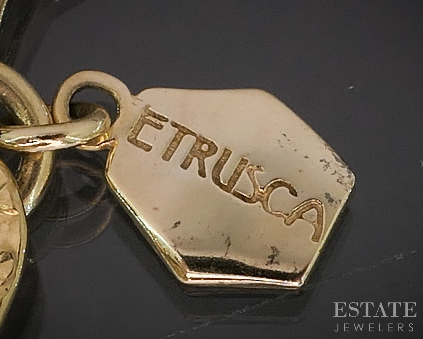 Sterling Silver 10mm Natural Turquoise Beaded Charm Bracelet 27.9g 6.75"L p19107