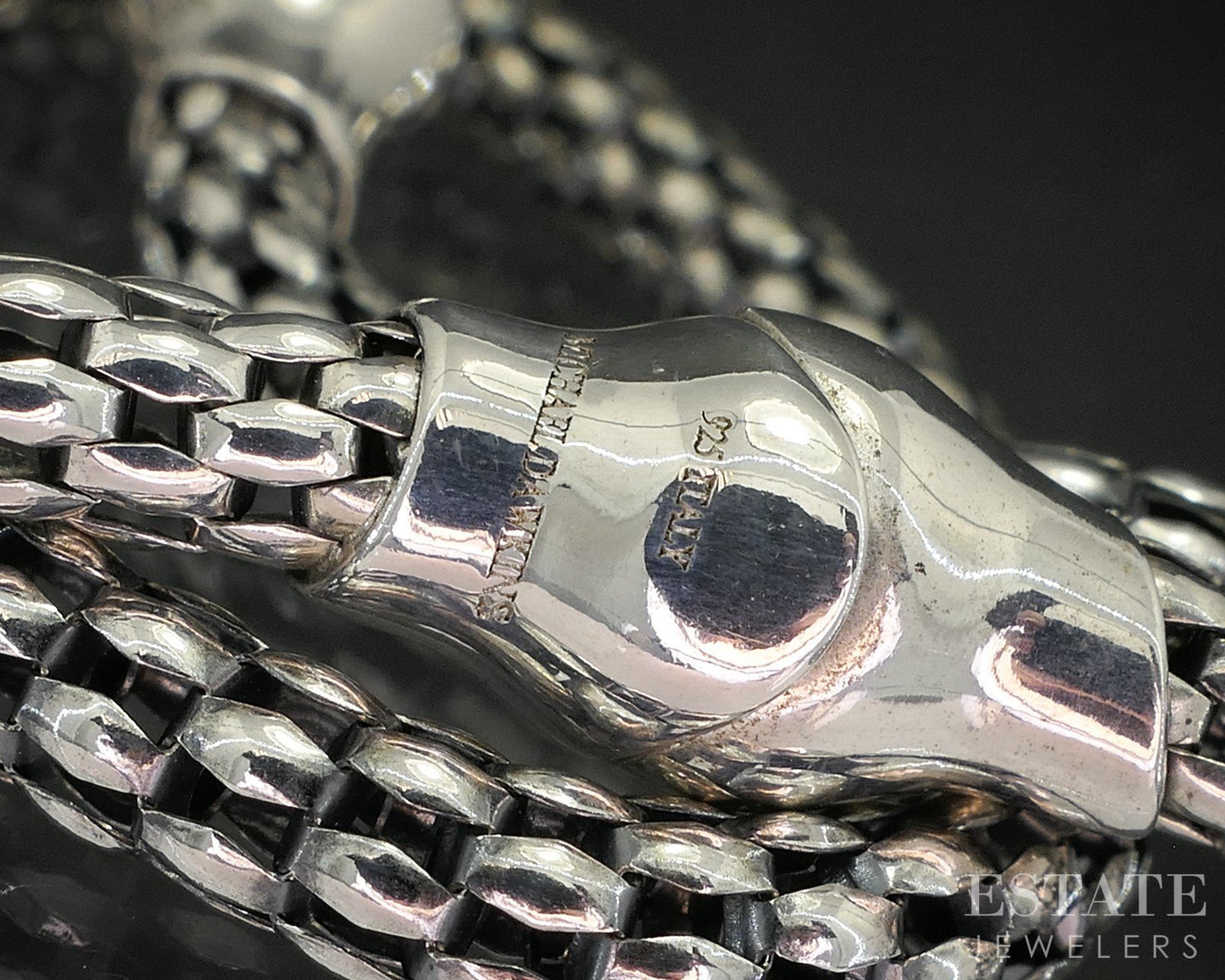 Sterling Silver Michael Dawkins Popcorn Chain Necklace & Bracelet Set 20g p19114