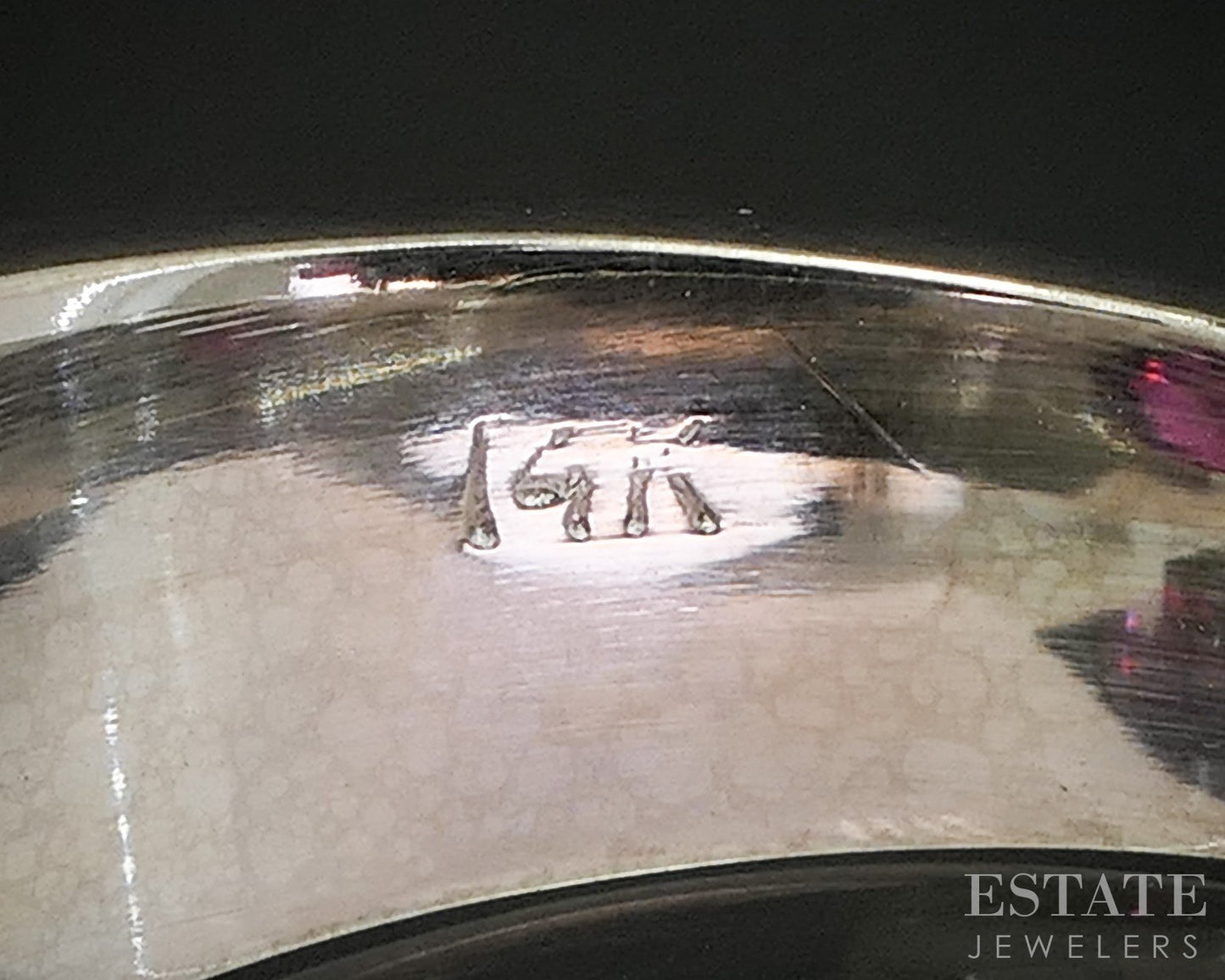 14k White Gold Mozambique Pigeon Blood Natural Ruby Band Ring 12.8g p19018