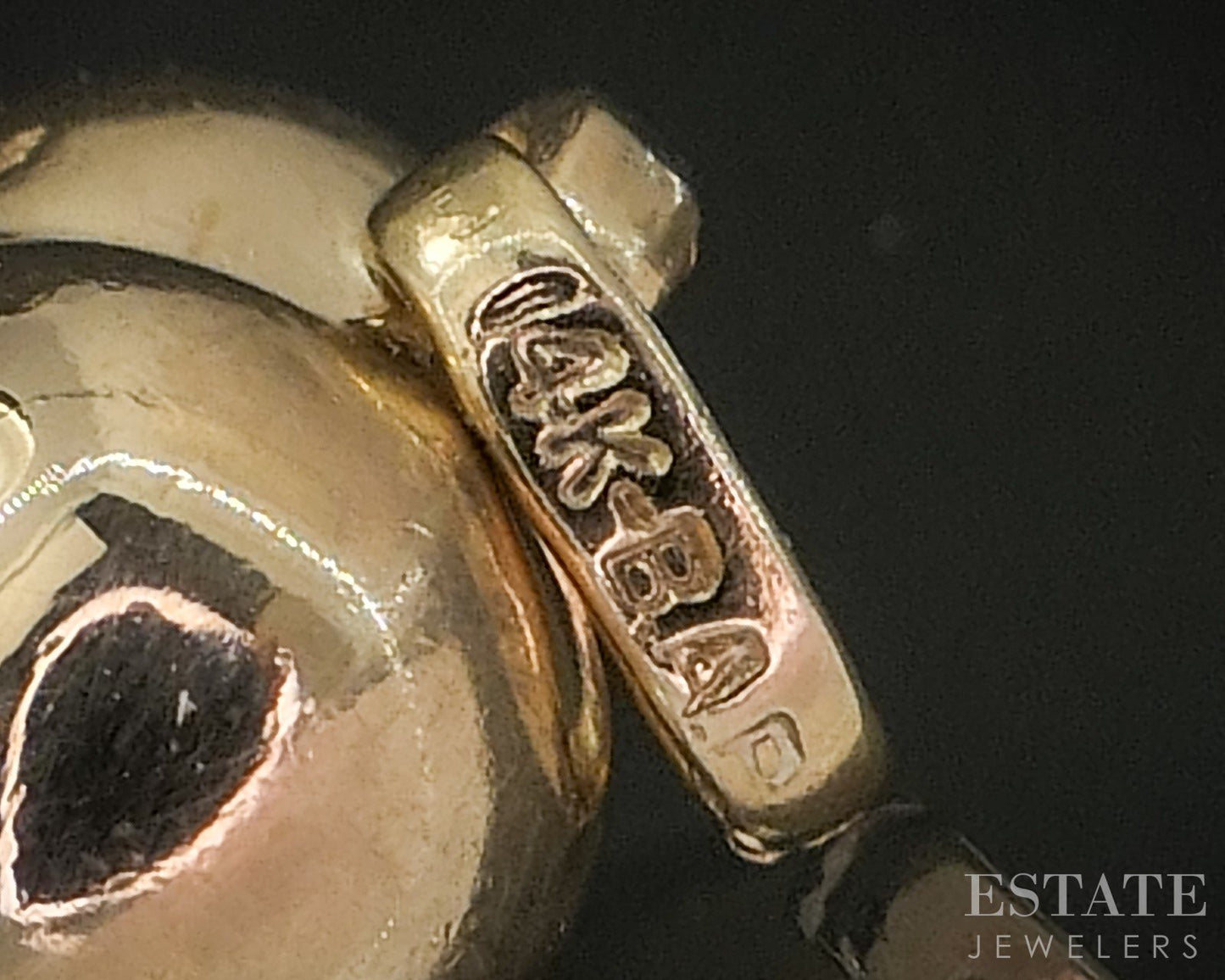 Vintage 14k Yellow Gold Natural Diamond Puffy Heart Charm Pendant 1.1g p19296b