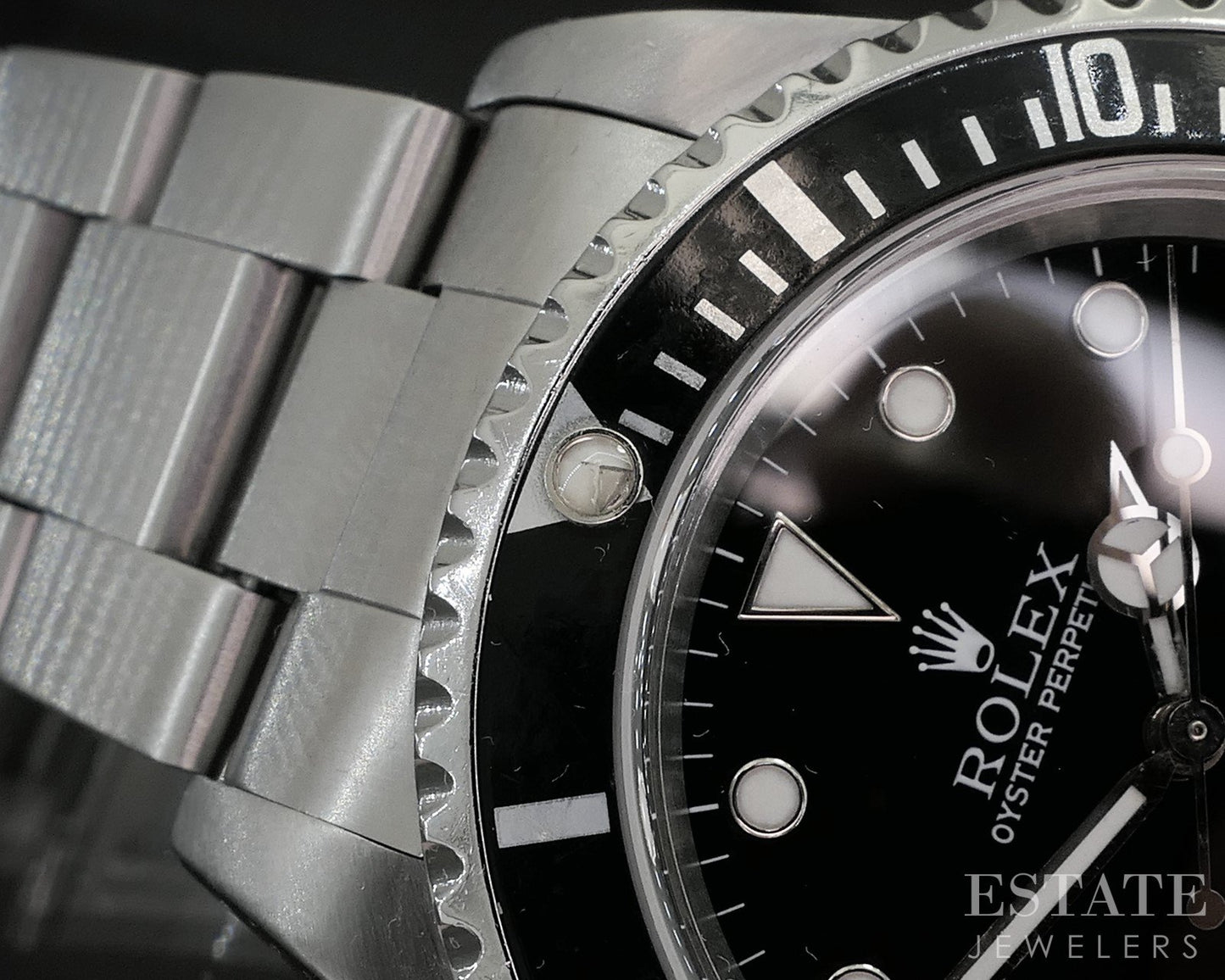 2000 Rolex Submariner No-Date 14060 Stainless Black Dial Mens Watch p17500
