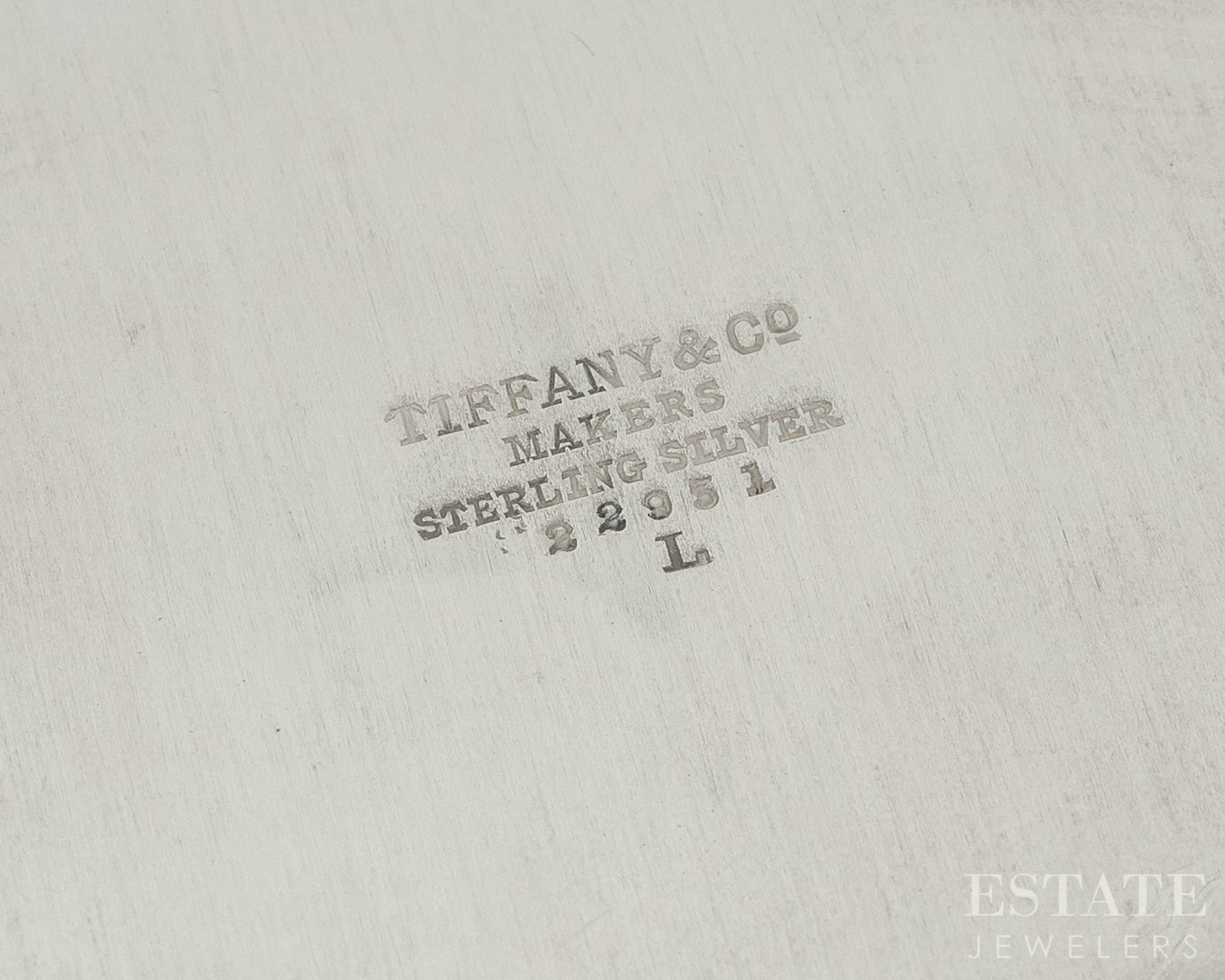 Sterling Tiffany & Co. Makers 22951 Scalloped Candy Bowl Dish 170g p18859