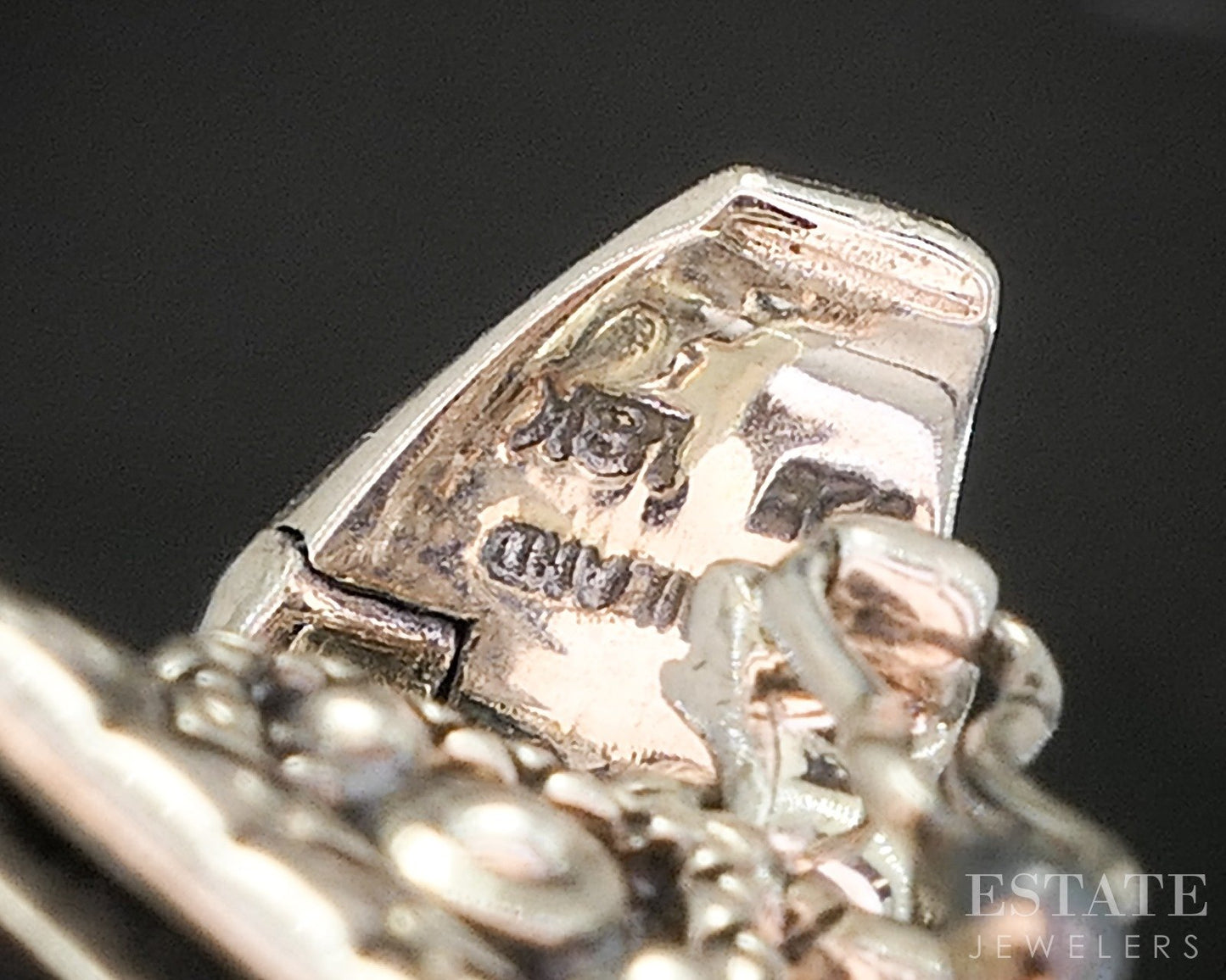 18k & Sterling Barbara Bixby Black Onyx Pearl & Sapphire Pendant 8.4g p19901