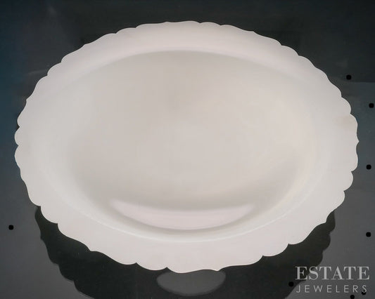 Sterling Tiffany & Co. Makers 23346M Scalloped Footed Bowl Dish 428g p19777