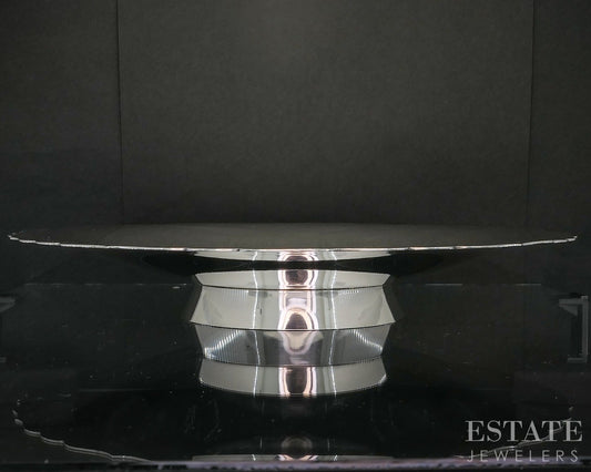 Sterling Tiffany & Co. Makers 23346M Scalloped Footed Bowl Dish 428g p19777