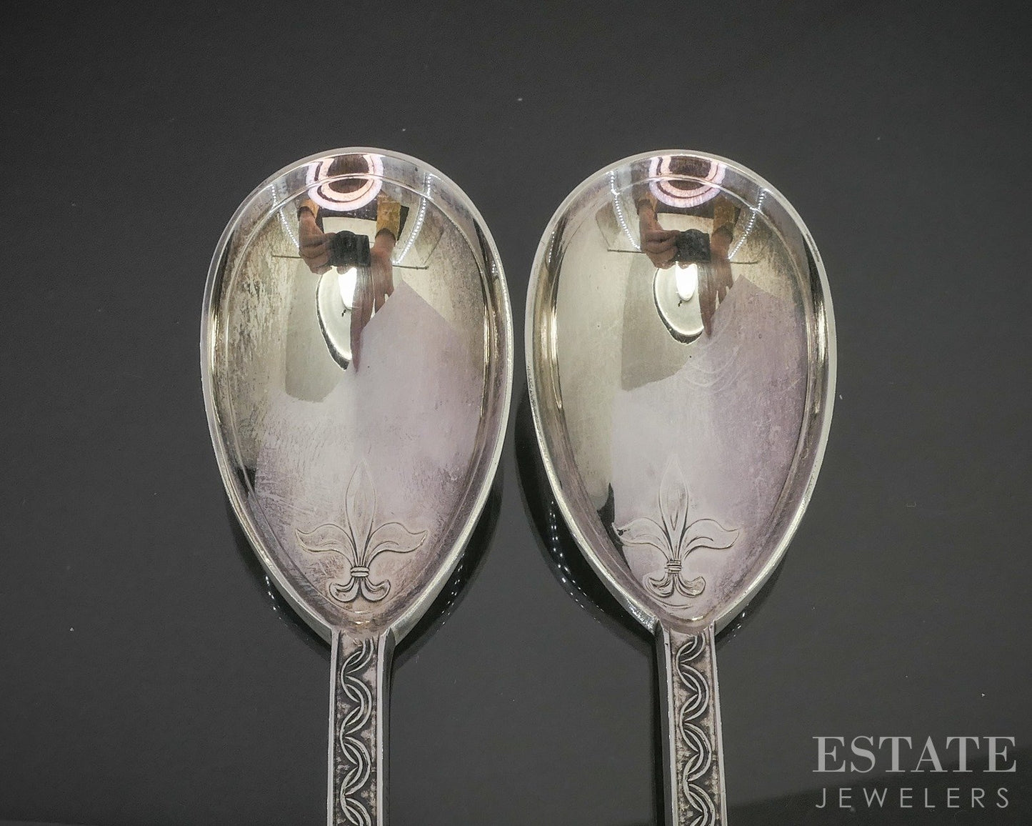 Sterling Silver Miyamoto Shoko Japanese Rice Spoons Box Set 54g p19795