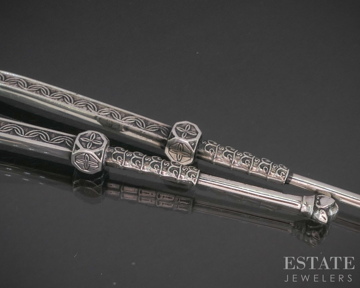 Sterling Silver Miyamoto Shoko Japanese Rice Spoons Box Set 54g p19795