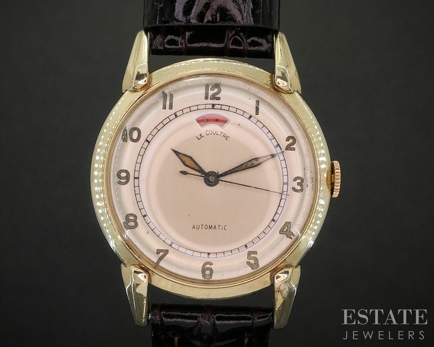 Vintage Gold Filled Lecoultre Bumper Automatic Cal. 481 Mens Watch p19964